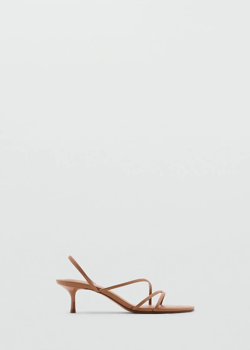 Strappy heeled sandals