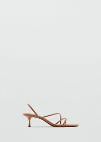 Strappy heeled sandals