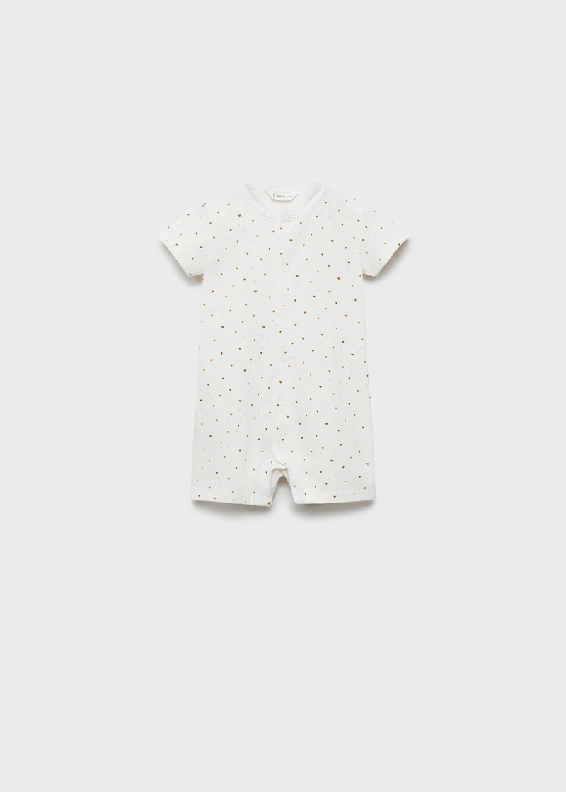 Short cotton pyjamas