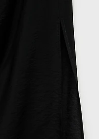 Draped straight dress