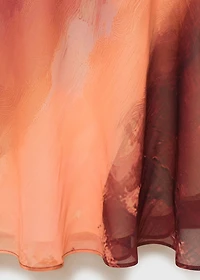 Long gradient dress