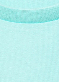 Ruffled sleeve T-shirt