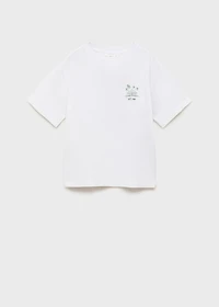 Tropical print T-shirt