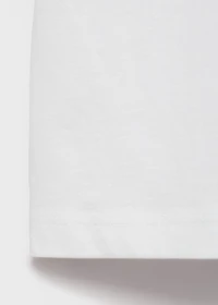 Embossed message t-shirt