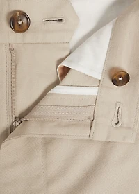 Regular-fit linen pants