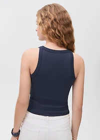 Message cotton T-shirt