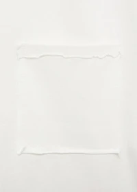 Cropped t-shirt with pocket