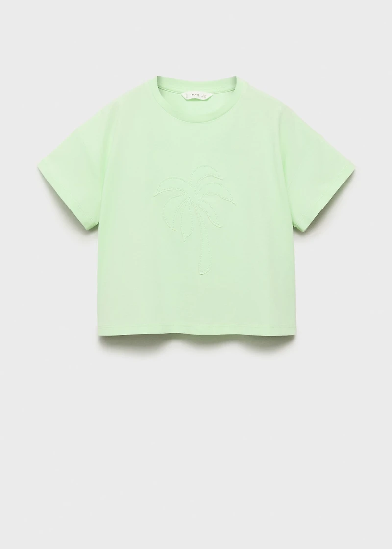 Palm tree crossed back t-shirt