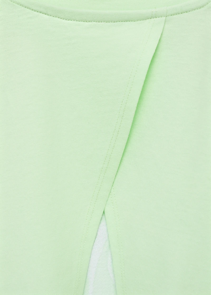 Palm tree crossed back t-shirt