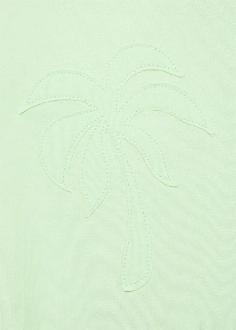 Palm tree crossed back t-shirt