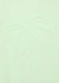 Palm tree crossed back t-shirt