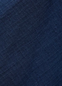 Flowy denim top with bows