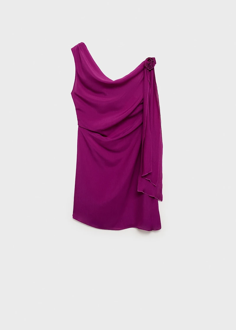 Long top with flower detail