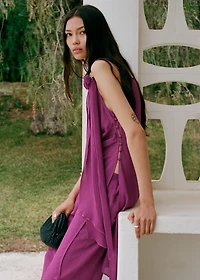 Long top with flower detail