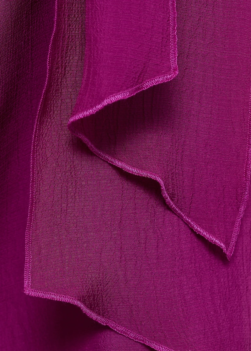 Long top with flower detail