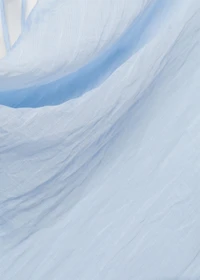 Midi-dress with draped neckline