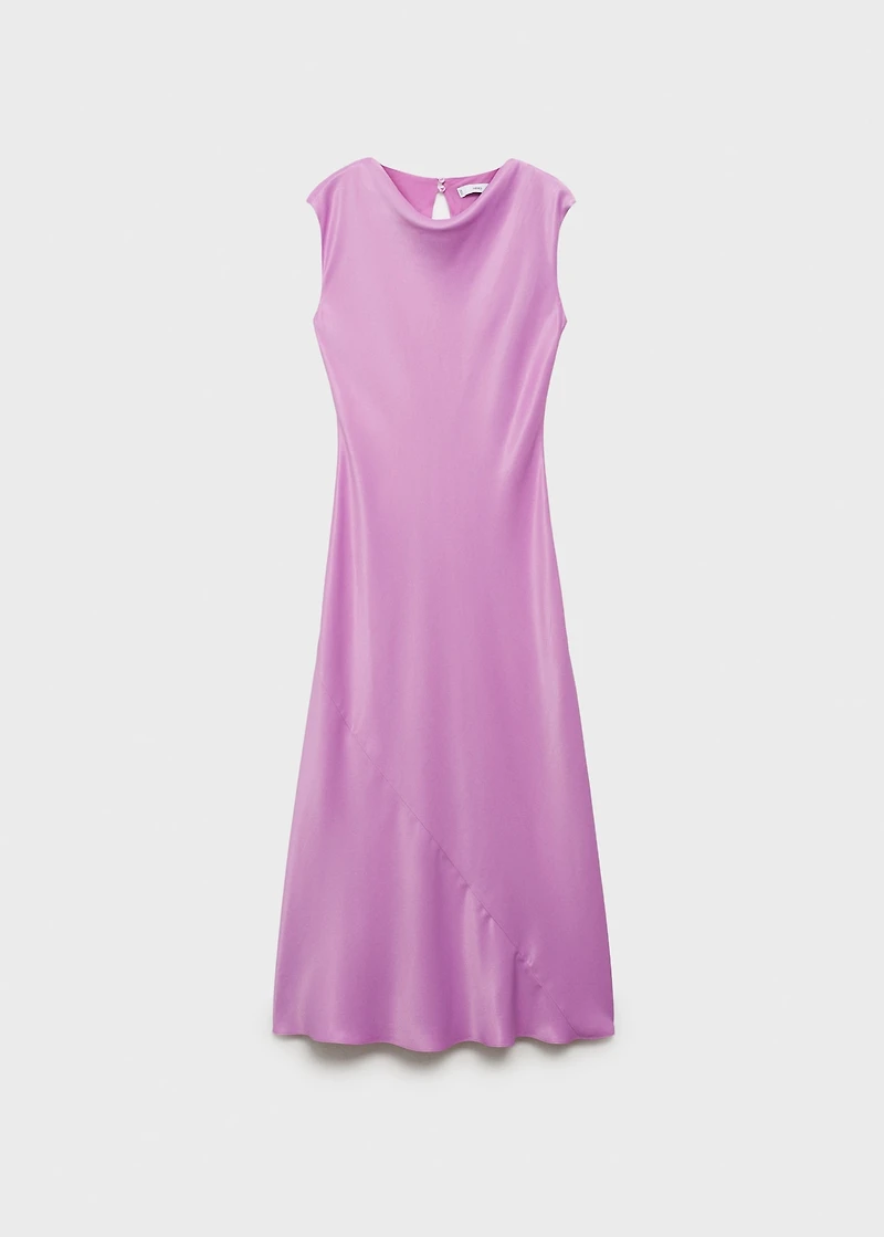 Satin midi dress