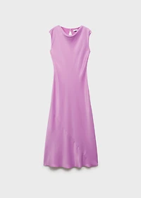 Satin midi dress