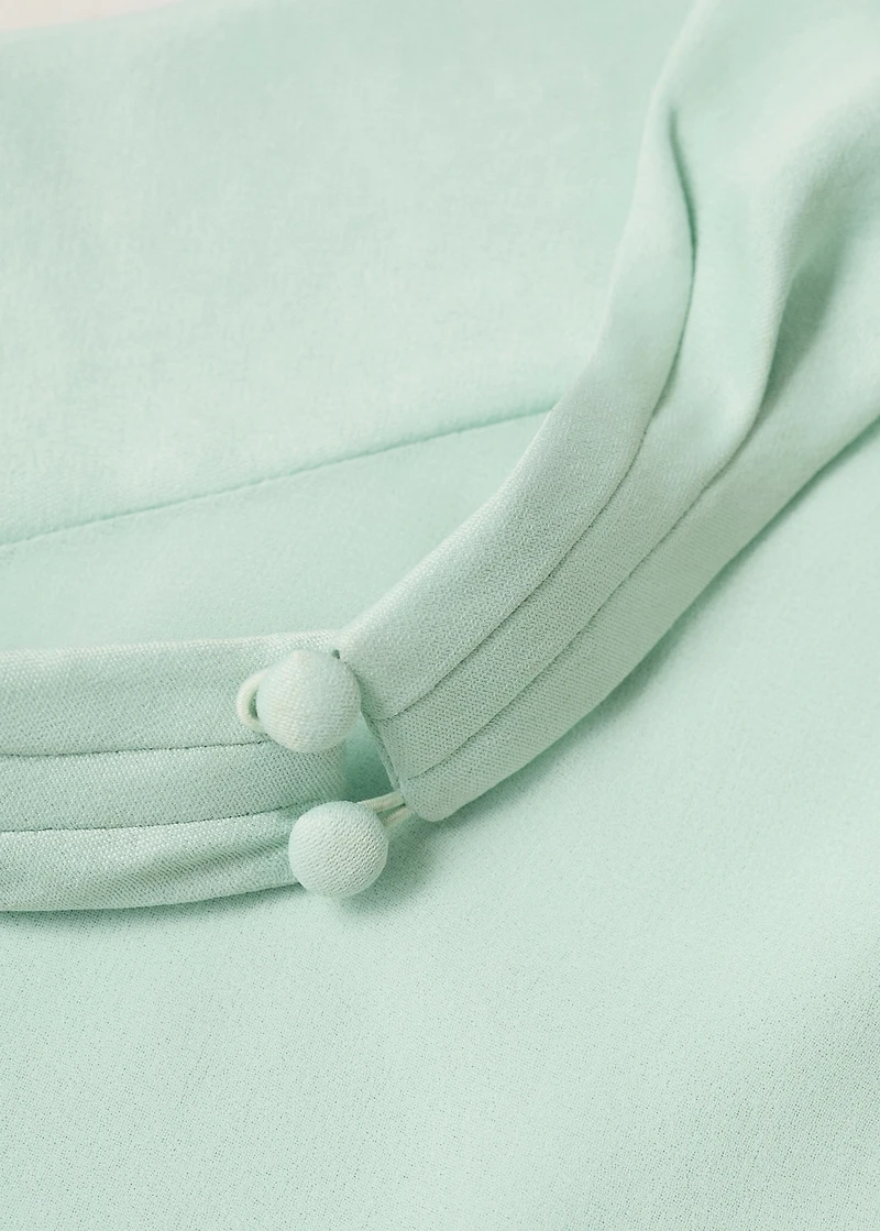 Satin halter neck dress