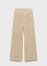 Catherin culotte corduroy pants
