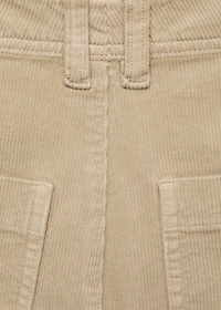 Catherin culotte corduroy pants