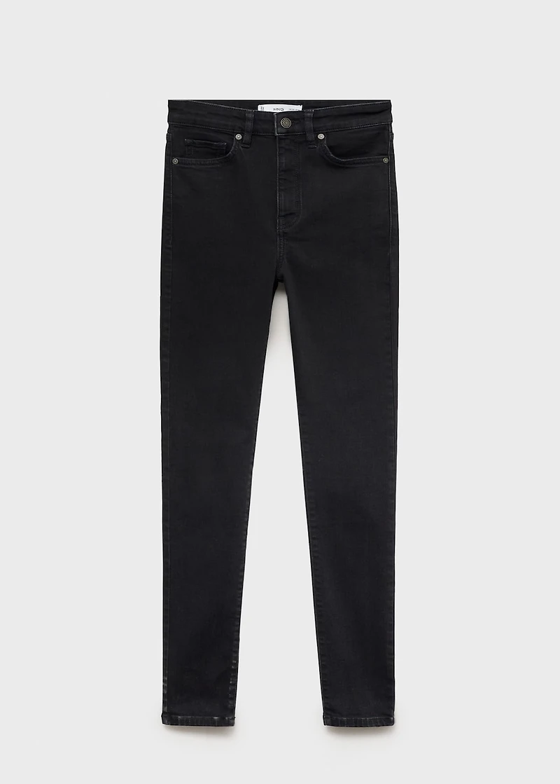 High-rise skinny jeans