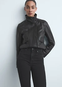 High-rise skinny jeans