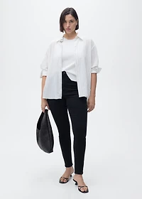 High-rise skinny jeans