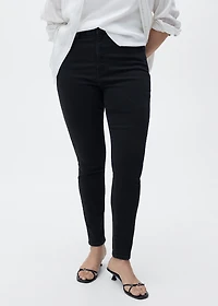 High-rise skinny jeans