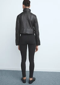 High-rise skinny jeans