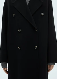 Handmade oversized wool coat