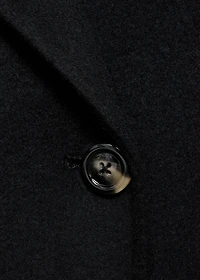 Handmade oversized wool coat