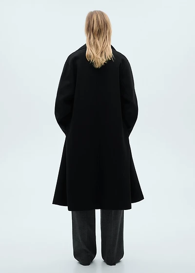 Handmade oversized wool coat