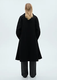 Handmade oversized wool coat