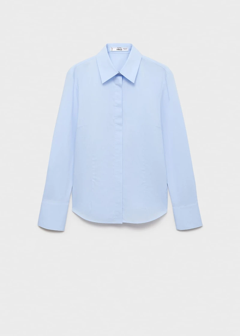 Fitted cotton shirt