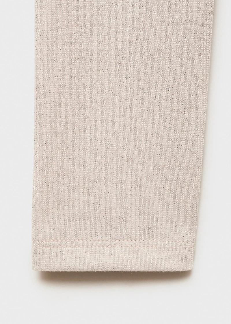 Lurex knitted t-shirt