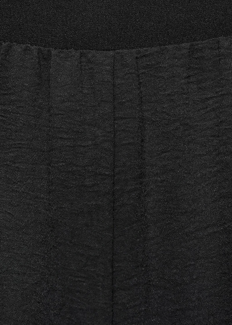 Straight knitted pants