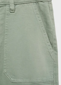 Culotte pants with pockets