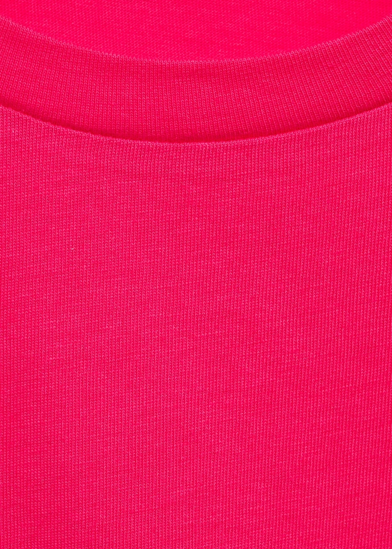 Cotton t-shirt with knot detail