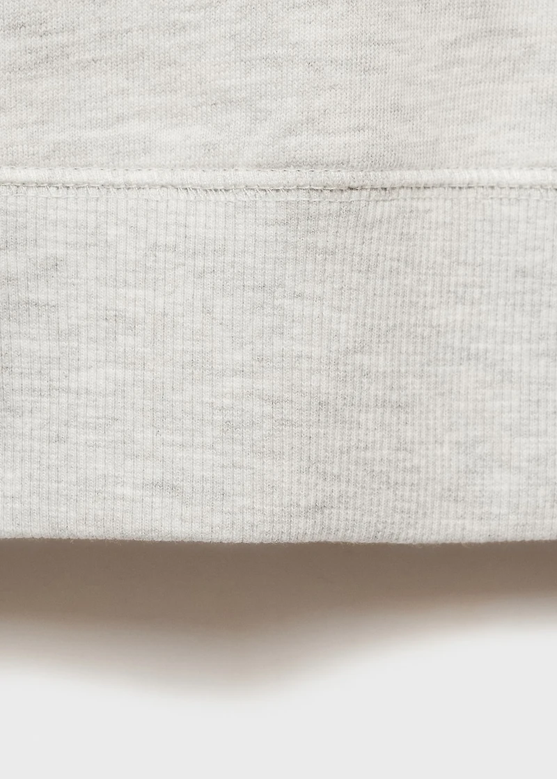 Printed cotton sweatshirt