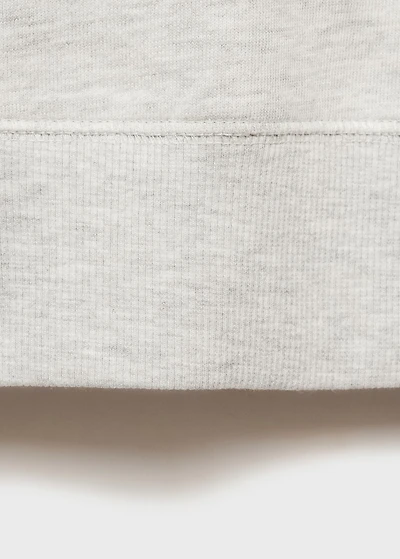 Printed cotton sweatshirt