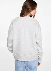 Printed cotton sweatshirt