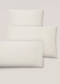Two cotton gauze pillowcases 50x75 cm