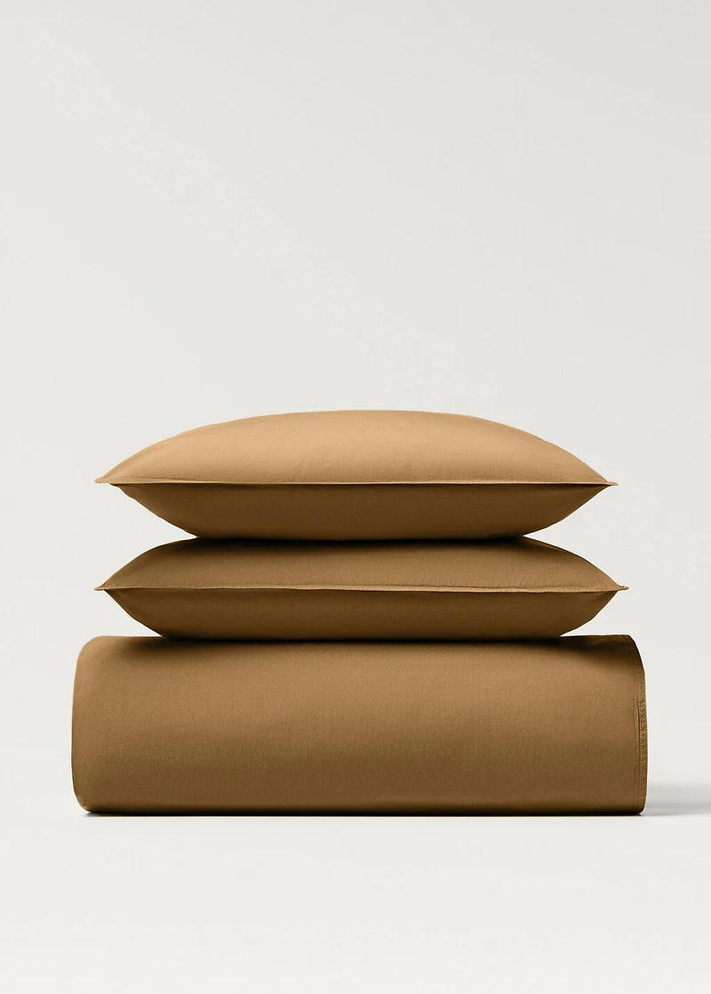 Cotton poplin double-stitched children's duvet cover for / cm bed