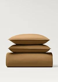 Cotton poplin double-stitched children's duvet cover for / cm bed