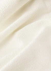 Percale cotton textured duvet cover for 90 cm bed