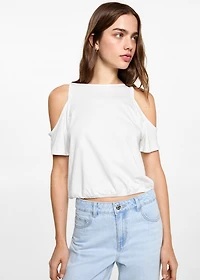 Cut-out t-shirt