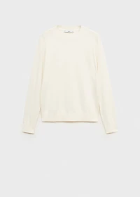 Silk-blend knitted sweater