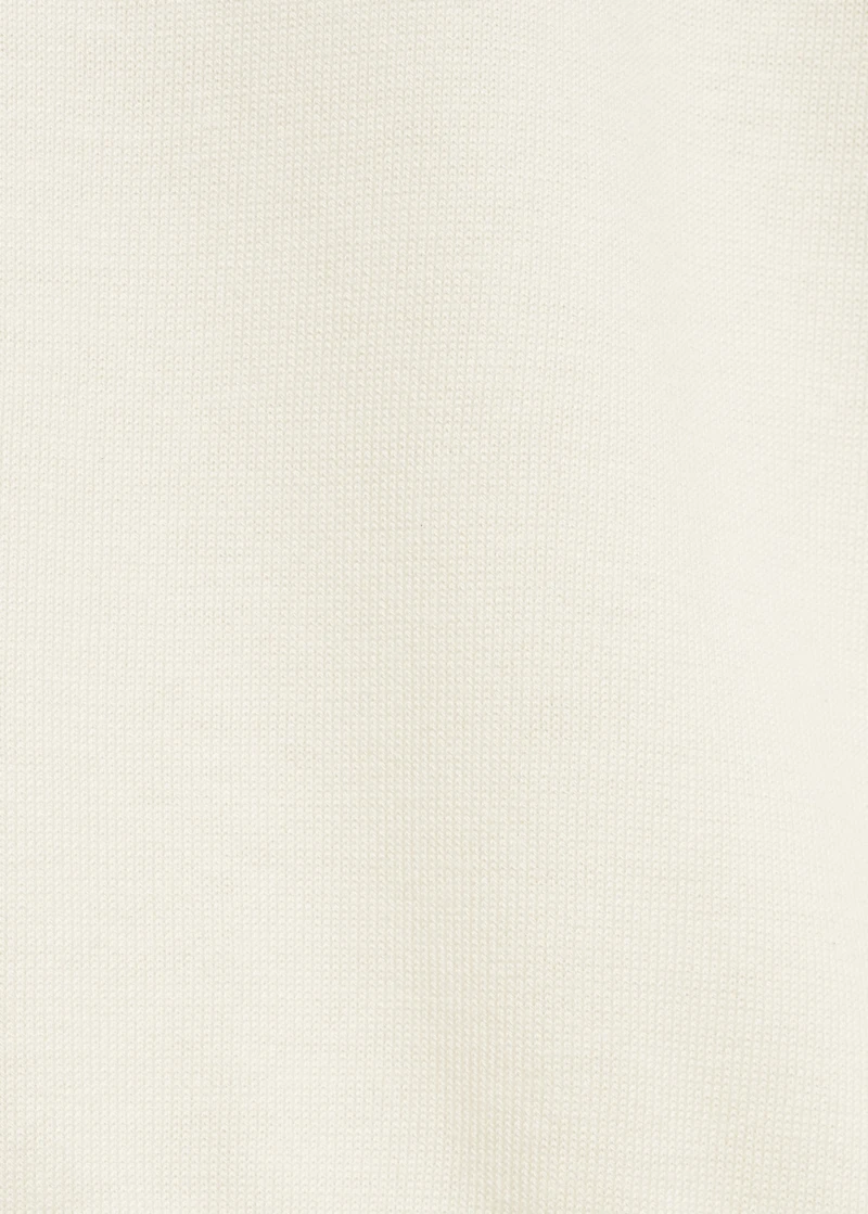 Silk-blend knitted sweater