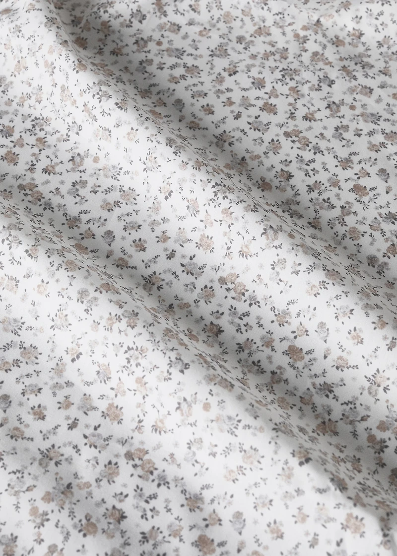 cotton percale printed top sheet for cot